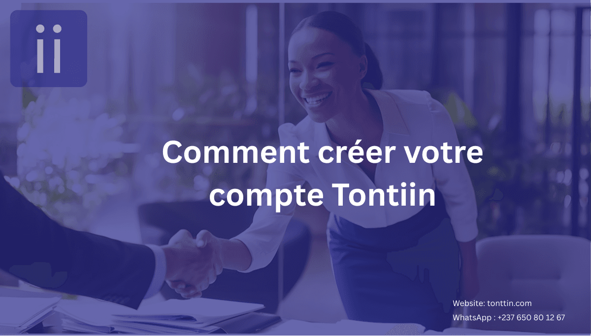 Comment créer un compte sur Tontiin