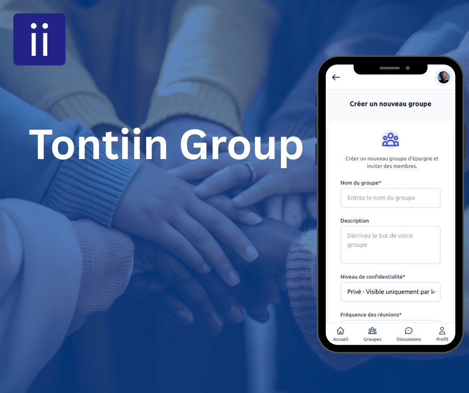 Comment créer un groupe sur Tontiin